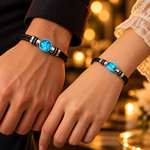 Glowing bracelet for parties in Pakistan with neon colors, easy fit strap and bright light up look
